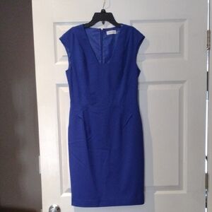 Calvin Klein Royal Blue Midi Dress